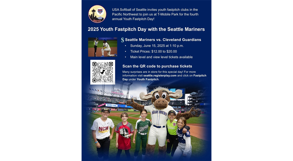 Seattle Mariners youth fastpitch day